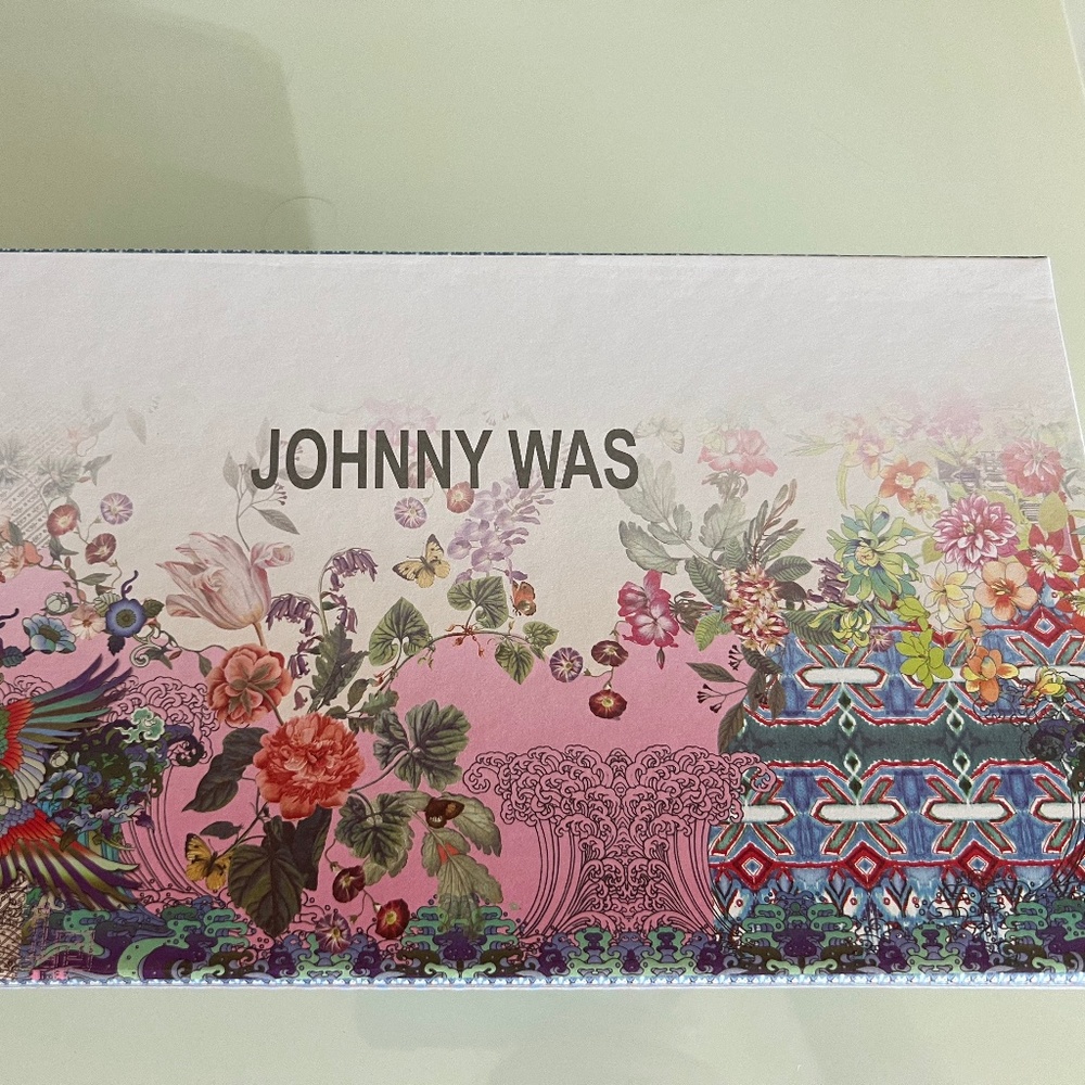 JOHNNY WAS Block Silk Scarf - Picture 6 of 8